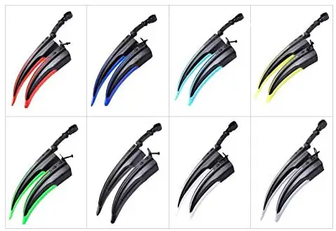 Adjustable Road Mountain Bike Bicycle Cycling Tire Front/Rear Mud Guards Mudguard Fenders Set