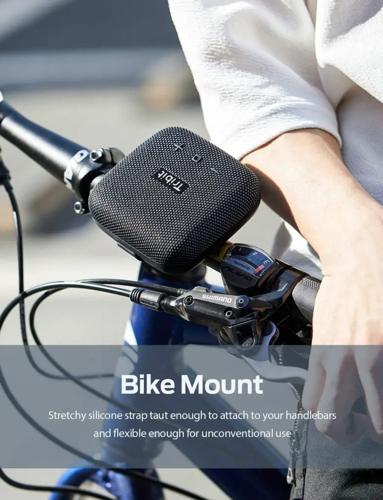 Best bluetooth speaker for bike - Tribit StormBox Micro Bluetooth Speaker, IP67 Waterproof & Dustproof Portable Outdoor Speaker, Bike Speakers with Powerful Loud Sound, Advanced TI Amplifier, Built-in XBass, 100ft Bluetooth Range Black - Image 1