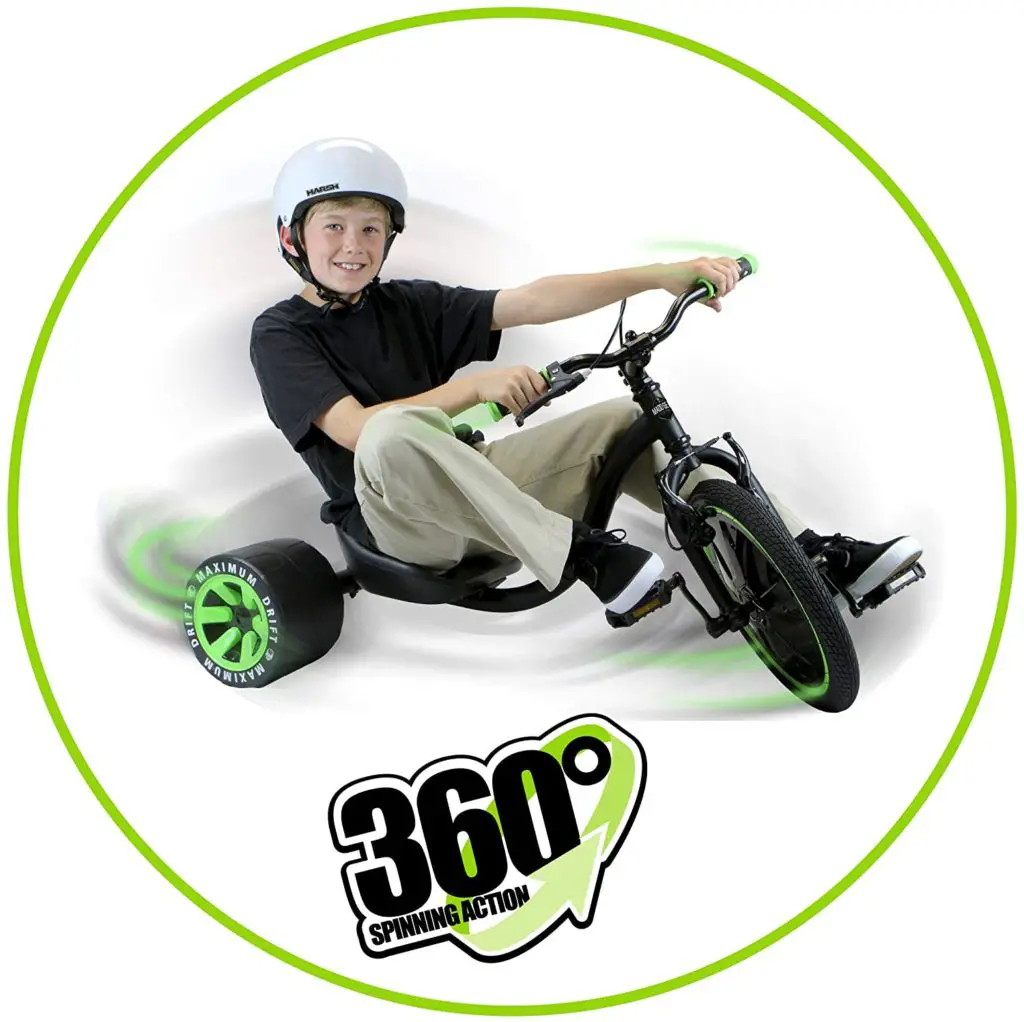 Drift trike wheels - MADD GEAR – DRIFT TRIKE REPLACEMENT REAR WHEELS SET - Black Green – World’s #1 Pro Scooter Brand – Built to Last! Madd Gear Est. 2002 - Image 1