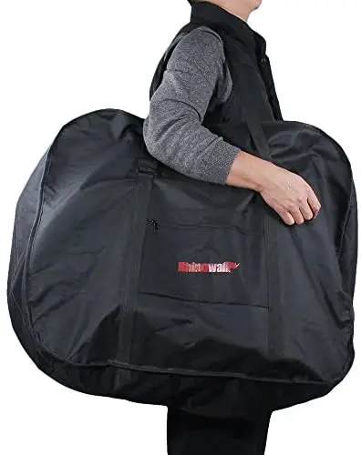 Folding bike bag - Rhinowalk Folding Bike Travel Bag Bicycle Carry Case 20 inch for Travel Transport Storage - Image 1