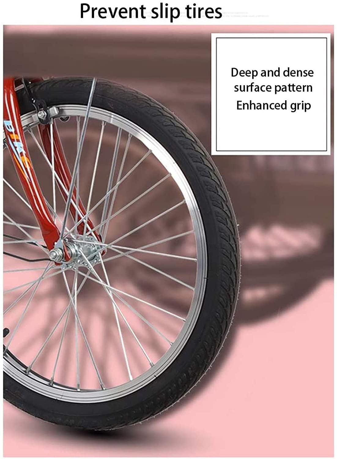 Adult tricycle with a child seat