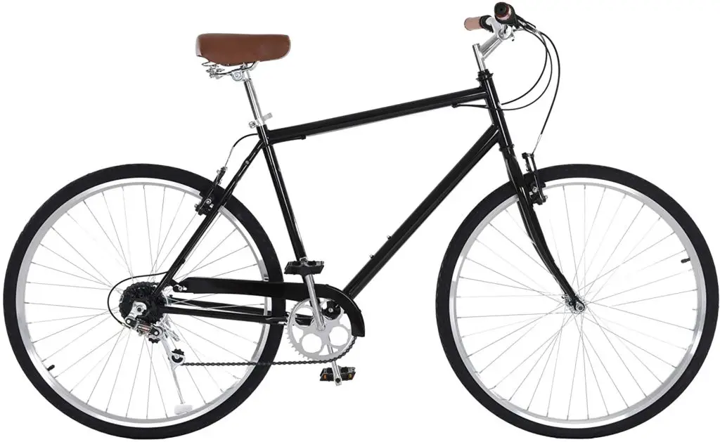 Best bicycle for 50 year old man - Vilano City Bike Men's 7 Speed Hybrid Retro Urban Commuter - Image 1