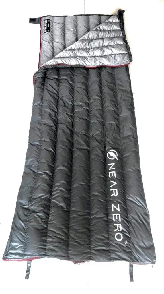 Ultralight bikepacking - Ultralight 900 Fill Down Quilt Sleeping Bag - 1 Pound 45°F - Ultra Compact Gray - Image 1