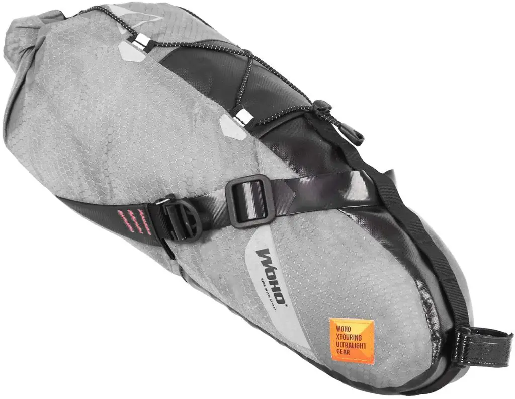 Ultralight bikepacking - WOHO Xtouring Bikepacking Saddle Bag Dry S Iron Grey - Image 1
