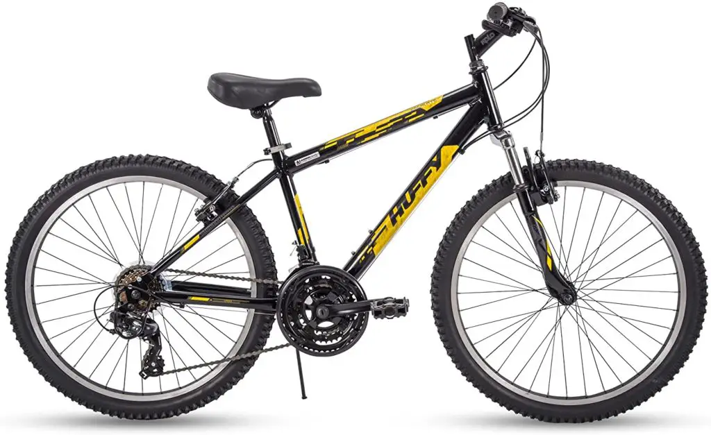 24 inch women's mountain bike - Huffy Hardtail Mountain Trail Bike 24 inch, 26 inch, 27.5 inch 24 Inch Wheels/15 Inch Frame Gloss Black - Image 1