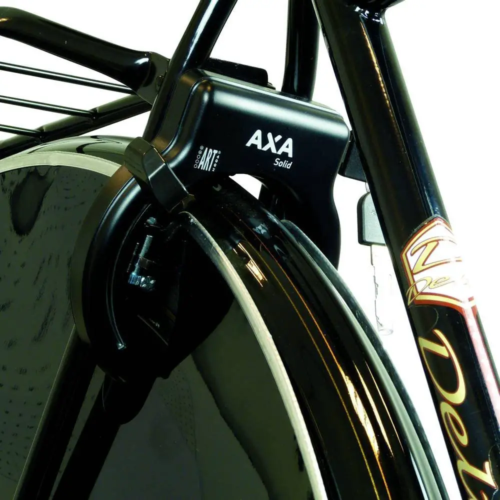 Axa bike lock - AXA Solid Antivol de cadre Noir 12 x 10 x 10 cm Silver - Image 1