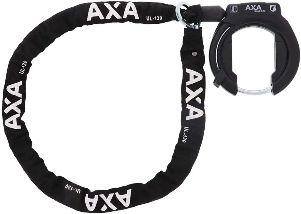 Axa bike lock - AXA Unisex's Frame Lock Cycle, Black, XXL - Image 1
