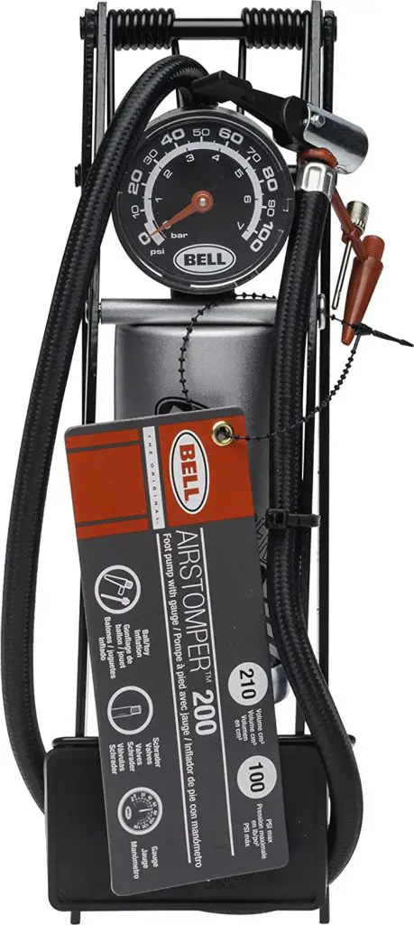 Bell bike pump - Bell Air Stomper Foot Pump with Gauge - Image 1