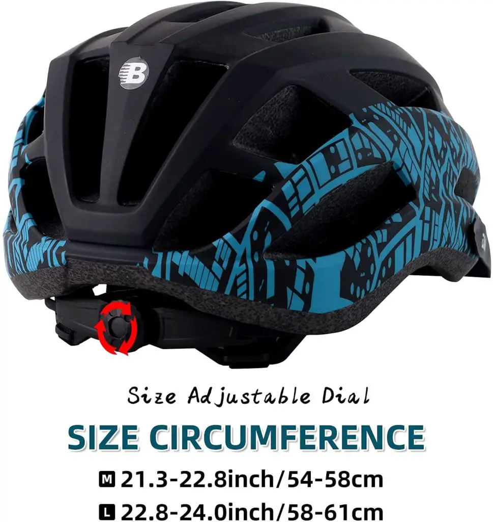 Best mountain bike helmet under $100 - Adult Bike Helmet, Road Mountain Bicycle Helmet for Men Women Youth, 2 Sizes Matte Black M: 54- 58 cm / 21.3- 22.8 inch - Image 1