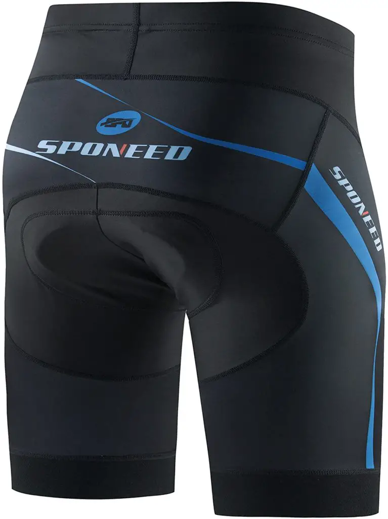 Lycra bike shorts - Men's Cycling Shorts Padded Biking Bottoms Team Bike Sportwear Blue Small - Image 1