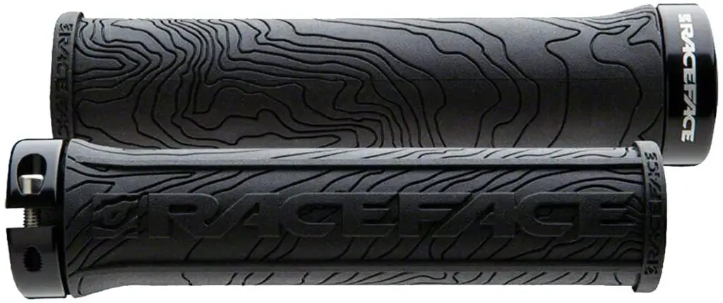 Red bike grips - Half Nelson Locking Grips Black - Image 1