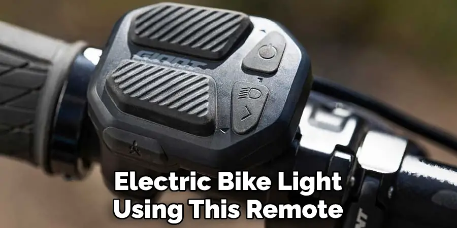 Electric Bike Light Using This Remote