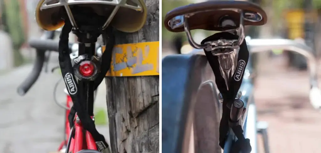 How to Lock Bike Seat