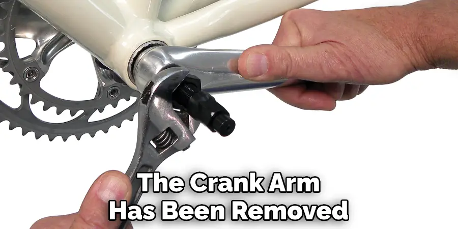 The Crank Arm Has Been Removed