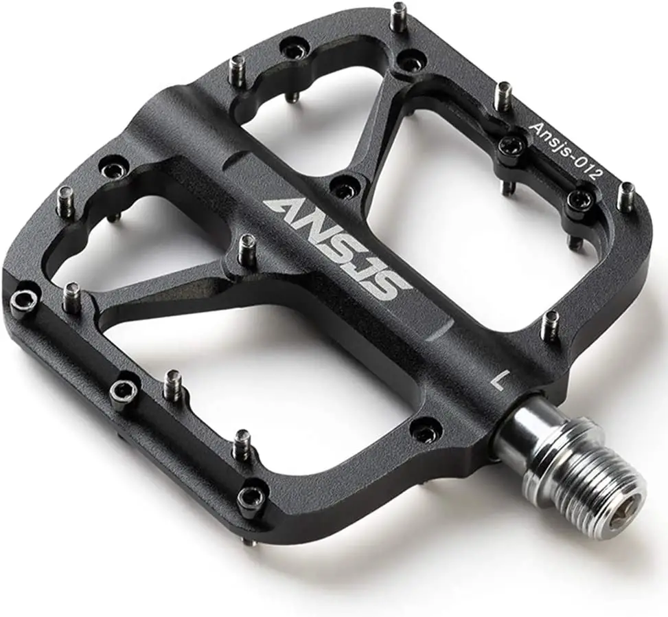 5. Ansjs Mtb Flat Pedals Aluminum