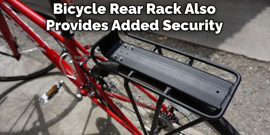 Bicycle Rear Rack Also Provides Added Security