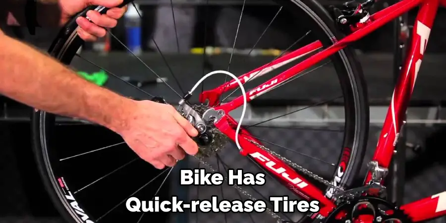 Bike Has Quick-release Tires