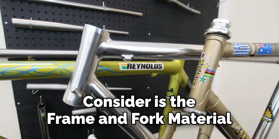 Consider is the 
Frame and Fork Material