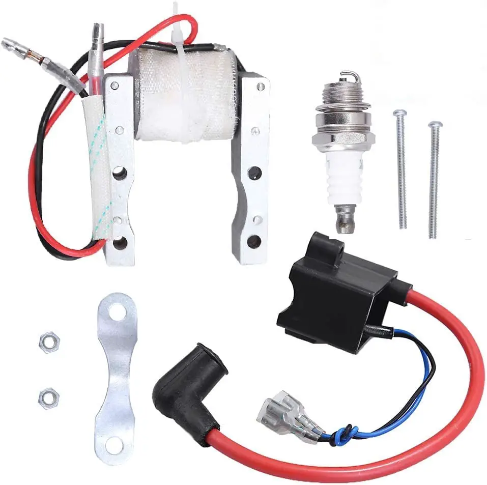 High-Performance CDI Ignition Coil + Magneto Coil + Spark Plug