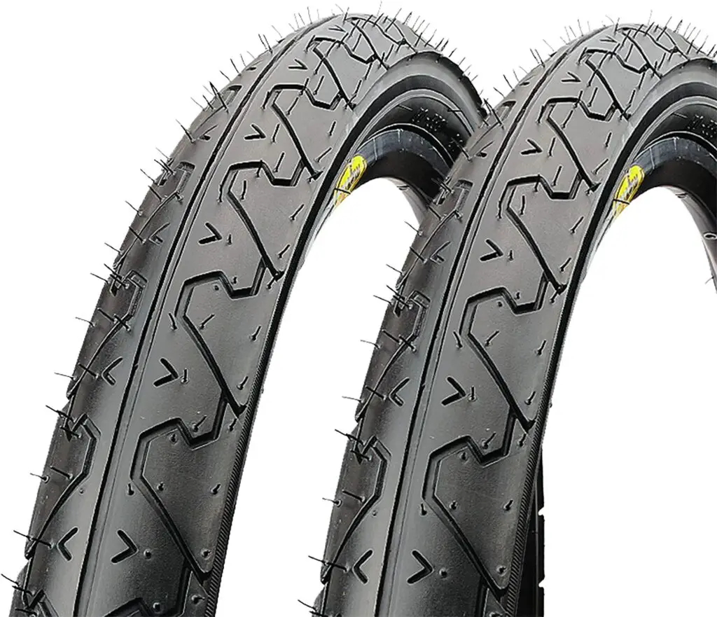 Mountain Bike Slick Wire Bead Tires for MTB Hybrid Bike Blackwall